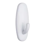 Gancho Branco Adesivo Remov Abs 1,5Kg 2Pçs Kala Gancho Branco Adesivo Remov Abs 1,5Kg 2Pçs Kala