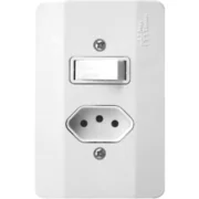Interruptor 1Tp+Tom Mectronic 10A Br Milleniun Interruptor 1Tp+Tom Mectronic 10A Br Milleniun
