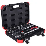 Jogo de Soquetes Estriados 24 Peças R69013024 Gedore Red Jogo de Soquetes Estriados 24 Peças R69013024 Gedore Red