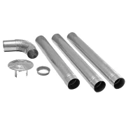 Kit Chaminé Fogão Zatti 110/115Mm Galv Adap Kit Chaminé Fogão Zatti 110/115Mm Galv Adap