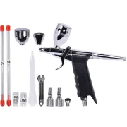 Kit Pistola Aerógrafo 16 Peças Worker Kit Pistola Aerógrafo 16 Peças Worker