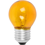 Lâmpada Bolinha 15W E27 Amarela Incandescente Liege 127V Lâmpada Bolinha 15W E27 Amarela Incandescente Liege 127V