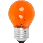 Lâmpada Bolinha 15W E27 Laranja Incandescente Liege 127V Lâmpada Bolinha 15W E27 Laranja Incandescente Liege 127V