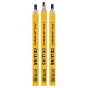 Lápis Carpinteiro Collins Amarelo Lápis Carpinteiro Collins Amarelo