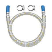 Mangueira Gás Inox Blukit Flexível 2 Mt Mangueira Gás Inox Blukit Flexível 2 Mt