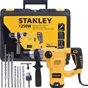 Martelete Perfurador e Rompedor 3,5J 1250W Stanley - 127V Martelete Perfurador e Rompedor 3,5J 1250W Stanley - 127V
