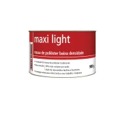 Massa Poliéster Maxi Light 900Gr Maxi Rubber Massa Poliéster Maxi Light 900Gr Maxi Rubber