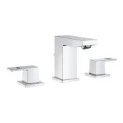 Misturador Duplo Lavatório 3 Furos Pop-Up Eurocube Grohe Misturador Duplo Lavatório 3 Furos Pop-Up Eurocube Grohe