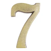 Número para Residência Plástico Bronze Nr7 Kala Número para Residência Plástico Bronze Nr7 Kala