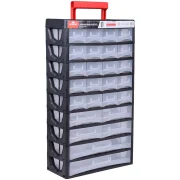 Organizador Plástico 26 Gavetas 31,5X14X56,5Cm Worker Organizador Plástico 26 Gavetas 31,5X14X56,5Cm Worker