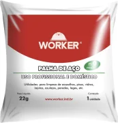 Palha Aço Número 1 22G Worker Palha Aço Número 1 22G Worker