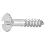 Parafuso Madeira Chata Zincado 5,5X75Mm 100 Peças Worker Parafuso Madeira Chata Zincado 5,5X75Mm 100 Peças Worker