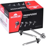 Parafuso Ponta Broca Cs Inox 5,5Mm X 2" 200 Peças Worker Parafuso Ponta Broca Cs Inox 5,5Mm X 2" 200 Peças Worker