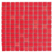 Pastilha de Vidro Cristal Vermelho 30Cmx30Cm Liege Pastilha de Vidro Cristal Vermelho 30Cmx30Cm Liege