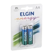 Pilha Alcalina Aa Blister 2Pçs Elgin Pilha Alcalina Aa Blister 2Pçs Elgin