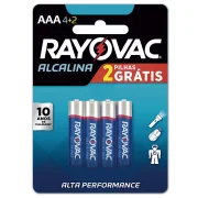 Pilha Alcalina Rayovac Aa Pq Enc 6Pçs Pilha Alcalina Rayovac Aa Pq Enc 6Pçs