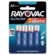 Pilha Alcalina Rayovac Aaa Palito Enc 6Pçs Pilha Alcalina Rayovac Aaa Palito Enc 6Pçs