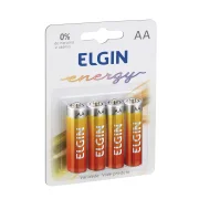 Pilha Zinco Aa Blister 4Pçs Elgin Pilha Zinco Aa Blister 4Pçs Elgin