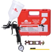 Pistola Pintura de Gravidade Lvlp Worker Pistola Pintura de Gravidade Lvlp Worker