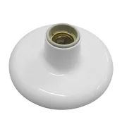 Plafonier Porcelana Ilumi E27 1X100W Br Plafonier Porcelana Ilumi E27 1X100W Br
