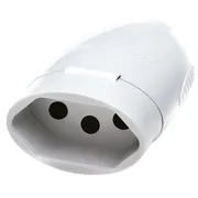Plugue Fêmea 3P Daneva de 10A a 20A Desm Branco Plugue Fêmea 3P Daneva de 10A a 20A Desm Branco