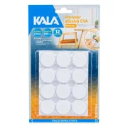 Protetor Adesivo Eva Kala Branco Redondo 25Mm 12 Pcs Protetor Adesivo Eva Kala Branco Redondo 25Mm 12 Pcs