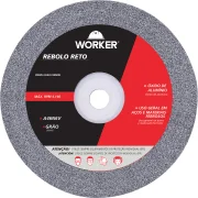 Rebolo Reto 5"x5/8"x1.1/4" Médio uso Geral Worker Rebolo Reto 5"x5/8"x1.1/4" Médio uso Geral Worker
