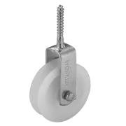 Roldana Plástica Kala 6Cm Parafuso 20Kg Roldana Plástica Kala 6Cm Parafuso 20Kg