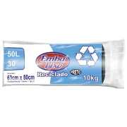 Saco Lixo 50L Preto Rolo 30 Pçs Embalixo Saco Lixo 50L Preto Rolo 30 Pçs Embalixo