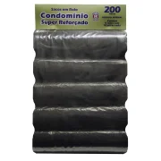 Saco de Lixo 200L Reforçado Preto 50Pçs Hiperroll Saco de Lixo 200L Reforçado Preto 50Pçs Hiperroll