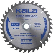 Disco de Serra 36 Dentes 180Mmx20Mm Kala Disco de Serra 36 Dentes 180Mmx20Mm Kala