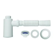 Sifão Copo Universal Lavatório Branco Blukit Sifão Copo Universal Lavatório Branco Blukit