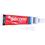 Silicone Alta Temperatura 50 Gramas Vermelho Tekbond Silicone Alta Temperatura 50 Gramas Vermelho Tekbond