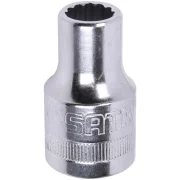 Soquete Estriado 10 MM Encaixe 1/2 Sata St13601Sc Soquete Estriado 10 MM Encaixe 1/2 Sata St13601Sc