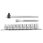 Jogo de Soquetes Estriados 3/8" 8 a 19Mm 12Pcs Gedore Red Jogo de Soquetes Estriados 3/8" 8 a 19Mm 12Pcs Gedore Red