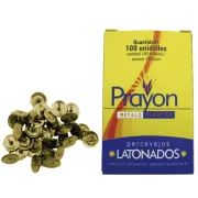 Tacha Ferro Latonado 9X16 Prayon 100 Pçs Tacha Ferro Latonado 9X16 Prayon 100 Pçs
