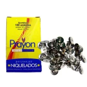 Tacha Ferro Percevejo Niquelado 10X16 100 Peças Prayon Tacha Ferro Percevejo Niquelado 10X16 100 Peças Prayon