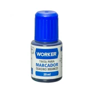 Tinta para Marcador de Quadro Branco 20Ml Azul Worker Tinta para Marcador de Quadro Branco 20Ml Azul Worker