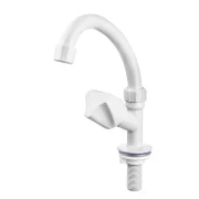 Torneira Bica Móvel 1/2" Balcão Branca Herc Torneira Bica Móvel 1/2" Balcão Branca Herc