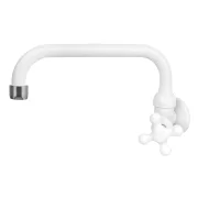 Torneira Bica Móvel Parede Horizontal Marujá Branca Viqua Torneira Bica Móvel Parede Horizontal Marujá Branca Viqua