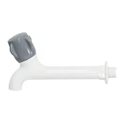 Torneira para Cozinha 1/2 18Cm Branco/cinza Lekat Torneira para Cozinha 1/2 18Cm Branco/cinza Lekat