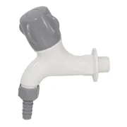 Torneira para Jardim Bico Mangueira 1/2 Cinza/branco Lekat Torneira para Jardim Bico Mangueira 1/2 Cinza/branco Lekat