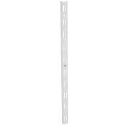 Trilho Prateleira Prat-K Utilidades Branco Duplo 200Cm Trilho Prateleira Prat-K Utilidades Branco Duplo 200Cm