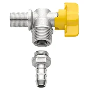 Válvula Gás 1/2X3/8" Fechamento Esfera Blukit Válvula Gás 1/2X3/8" Fechamento Esfera Blukit