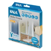 Veda Fresta Autoadesivo 'i' 9X2Mm-6M Branco Kala Veda Fresta Autoadesivo 'i' 9X2Mm-6M Branco Kala