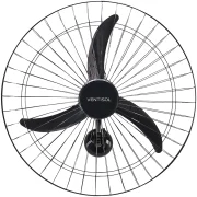 Ventilador de Parede 60Cm Preto Ventisol 127V Ventilador de Parede 60Cm Preto Ventisol 127V