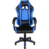 Cadeira Gamer Preta e Azul Kala
