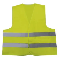 Colete Refletivo em Poliéster Amarelo Fluorescente Worker