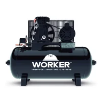 Compressor Ar 10Pcm 140Psi 100L 2Hp Bivolt Worker