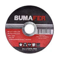 Disco de Corte Fino Inox 4.1/2" 1Mm X 7/8" Bumafer